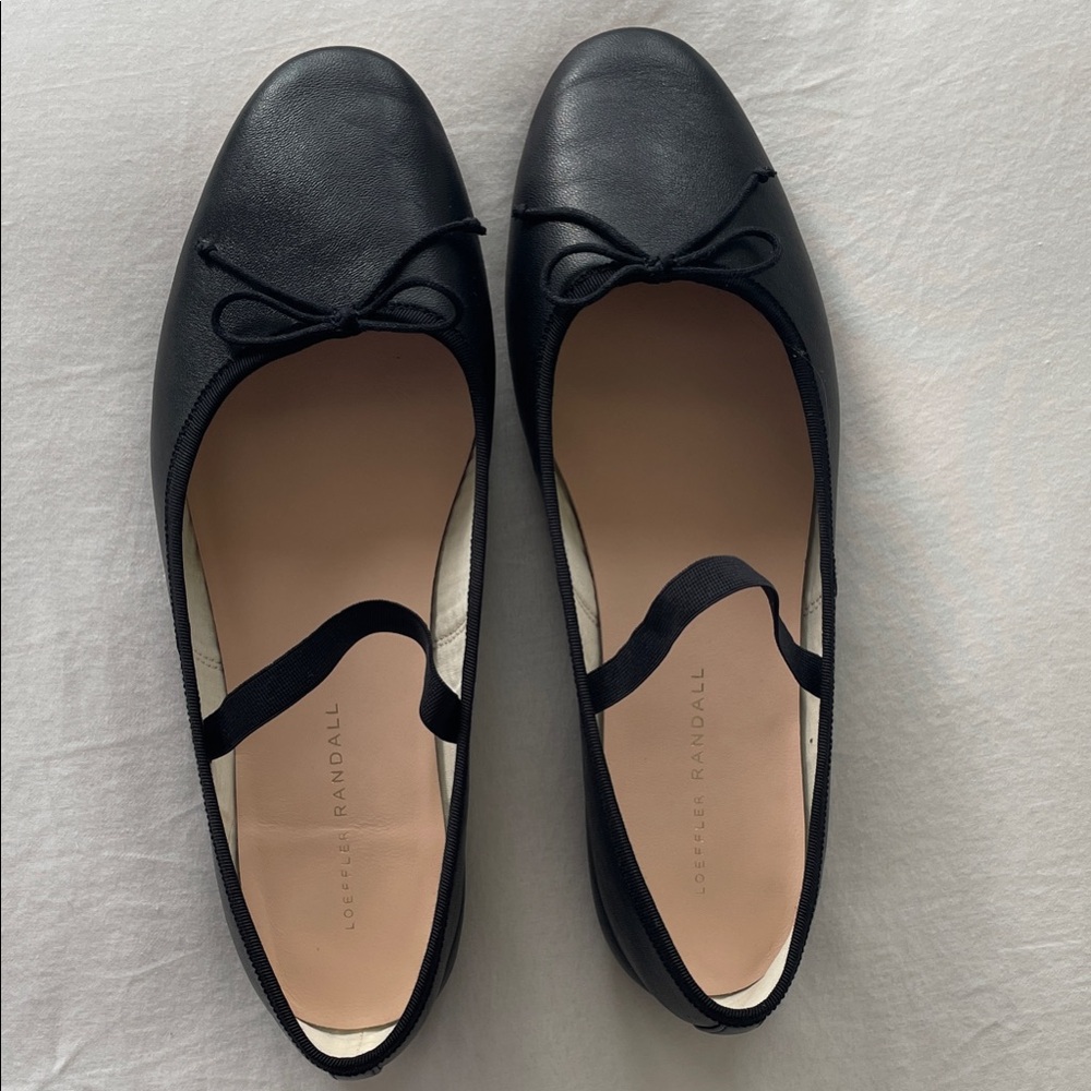 Loeffler Randall Classic Black Flats